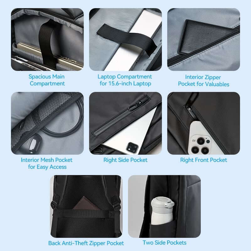 Vention Water-Repellent Laptop Backpack by Corporate Gift Store Singapore