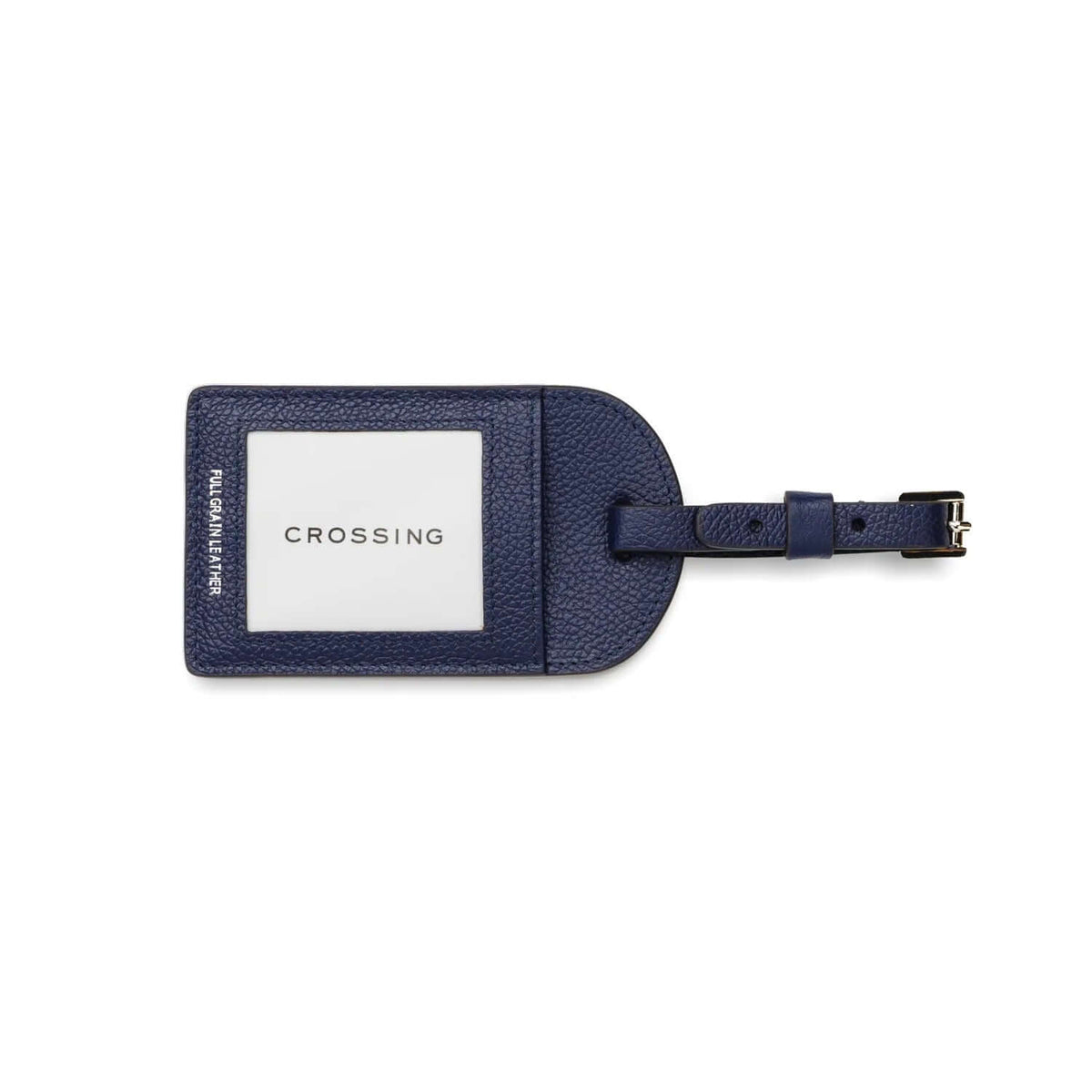 Crossing Milano Leather Luggage Tag by Corporate Gift Store Singapore