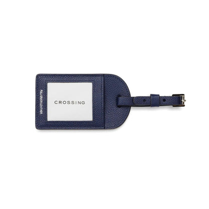 Crossing Milano Leather Luggage Tag by Corporate Gift Store Singapore