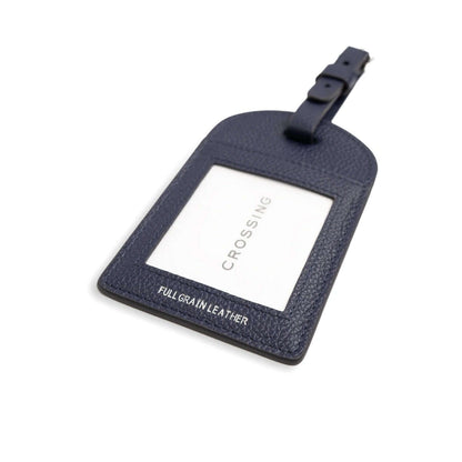 Crossing Milano Leather Luggage Tag by Corporate Gift Store Singapore
