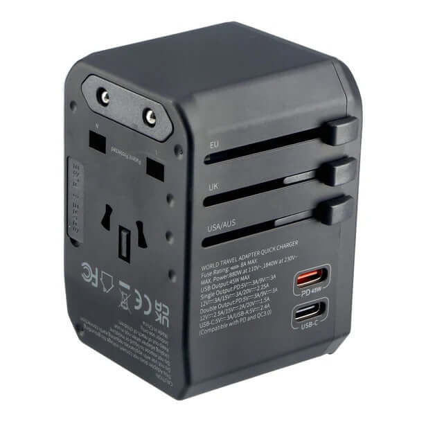 Crossing World Travel Adapter 45w With 2 USB C And 2 USB 3.0 A by Corporate Gift Store Singapore