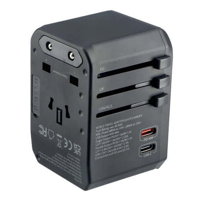 Crossing World Travel Adapter 45w With 2 USB C And 2 USB 3.0 A by Corporate Gift Store Singapore