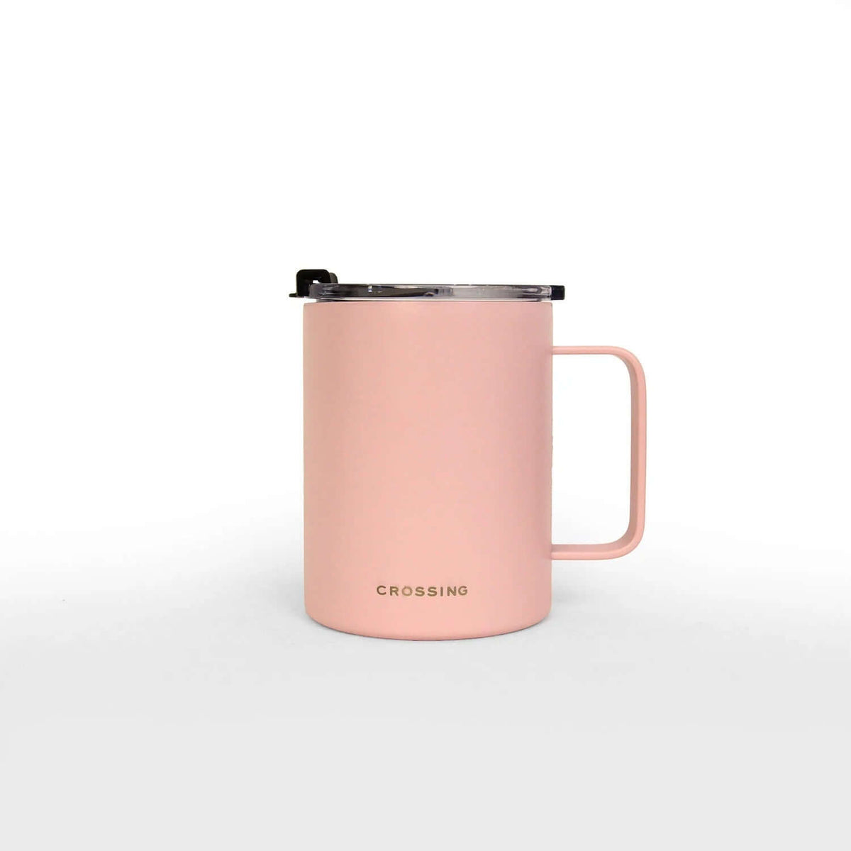 Crossing Neo Insulated SS Ceramic Mug W Handle And Lid 420ml by Corporate Gift Store Singapore