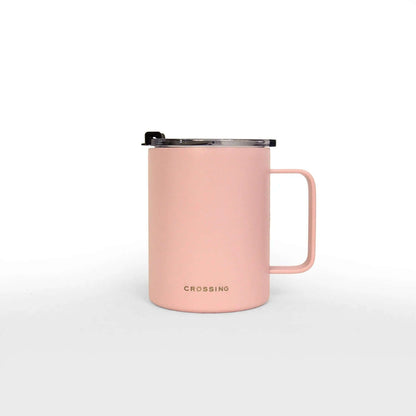 Crossing Neo Insulated SS Ceramic Mug W Handle And Lid 420ml by Corporate Gift Store Singapore