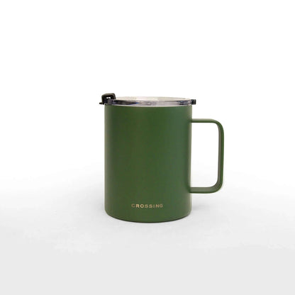 Crossing Neo Insulated SS Ceramic Mug W Handle And Lid 420ml by Corporate Gift Store Singapore