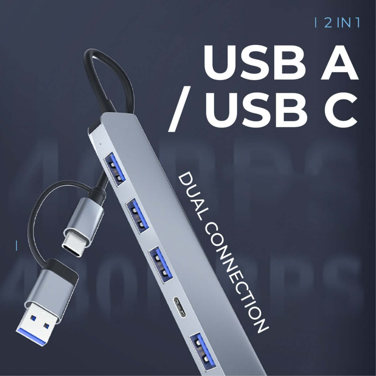7 in 1 USB Hub by Corporate Gift Store Singapore