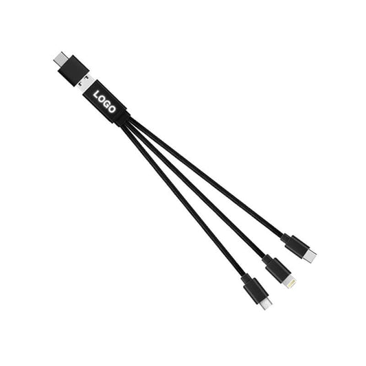3 in 2 Cable GLow with LED Light Up Logo by Corporate Gift Store Singapore