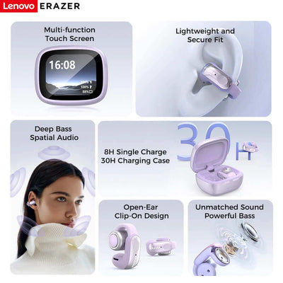 Lenovo Erazer XF28 AI Translation earphones Bluetooth by Corporate Gift Store Singapore