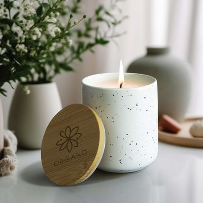 NATURA Candle with Bamboo Lid Corporate Gifts Singapore