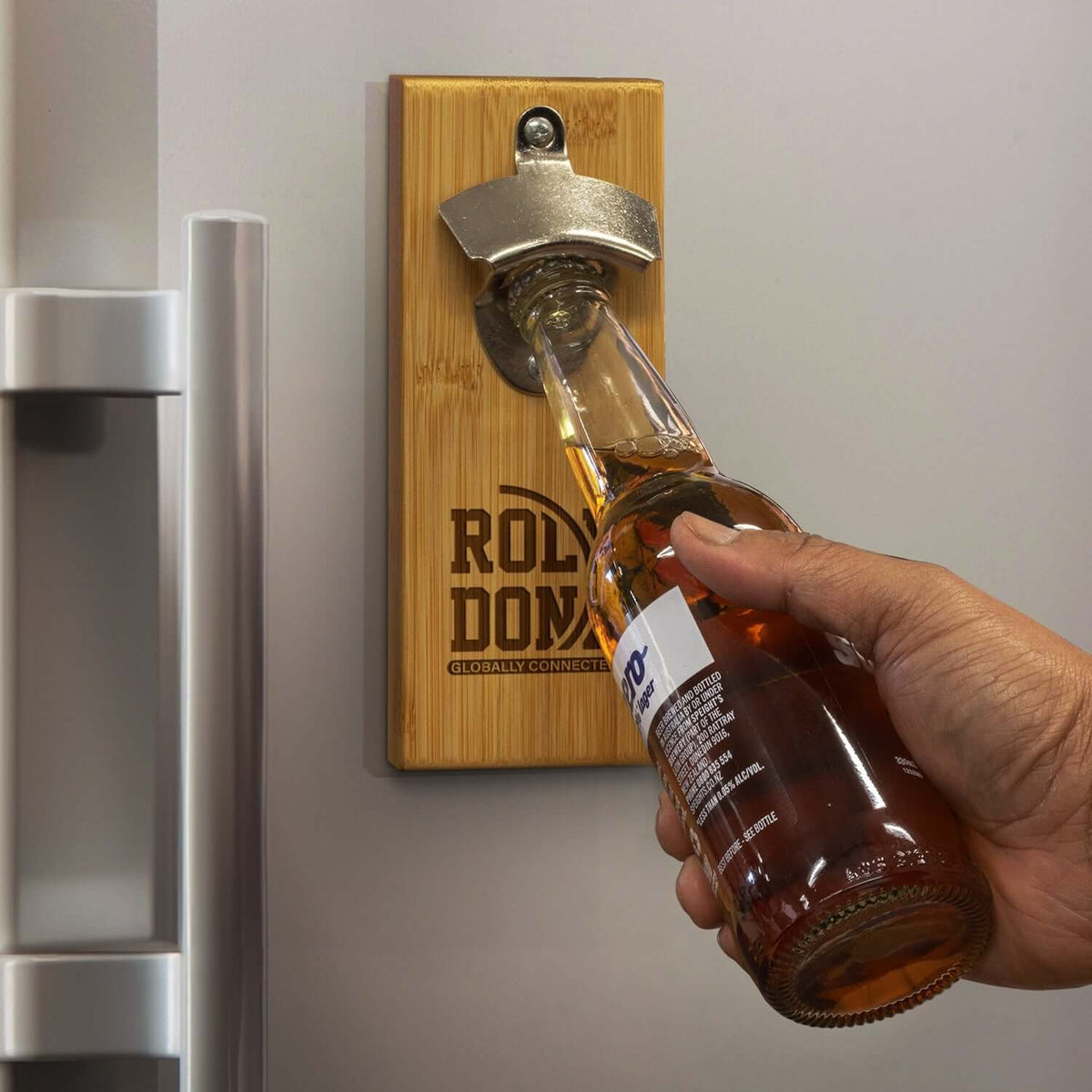 NATURA Bamboo Fridge Bottle Opener Corporate Gifts Singapore