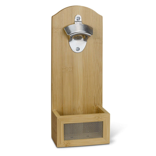 NATURA Bamboo Wall Mounted Bottle Opener Corporate Gifts Singapore