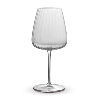 Luigi Bormioli Optica Bordeaux Glass, a stylish lead-free crystal glass ideal for corporate gift Singapore.