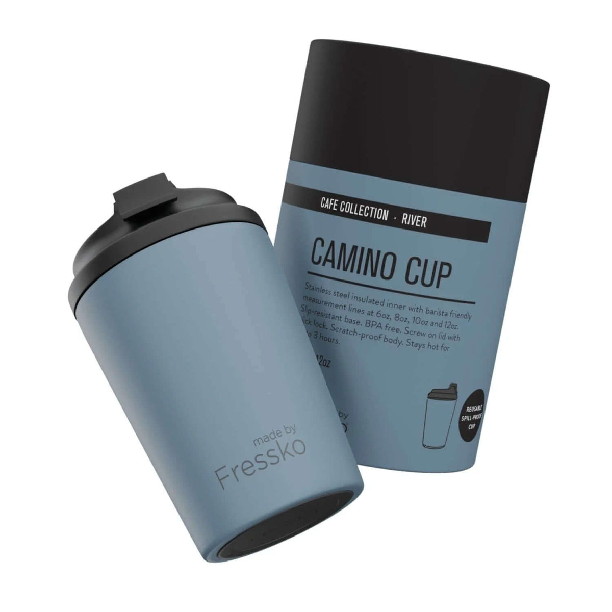 Made By Fressko Camino 12oz Insulated Stainless Steel Cup Corporate Gift Singapore