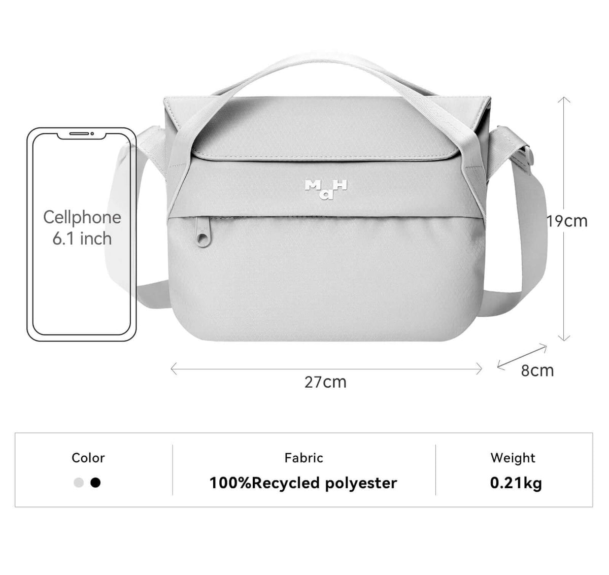 MAH Airy Cross 4L Sling Bag Corporate Gift Singapore