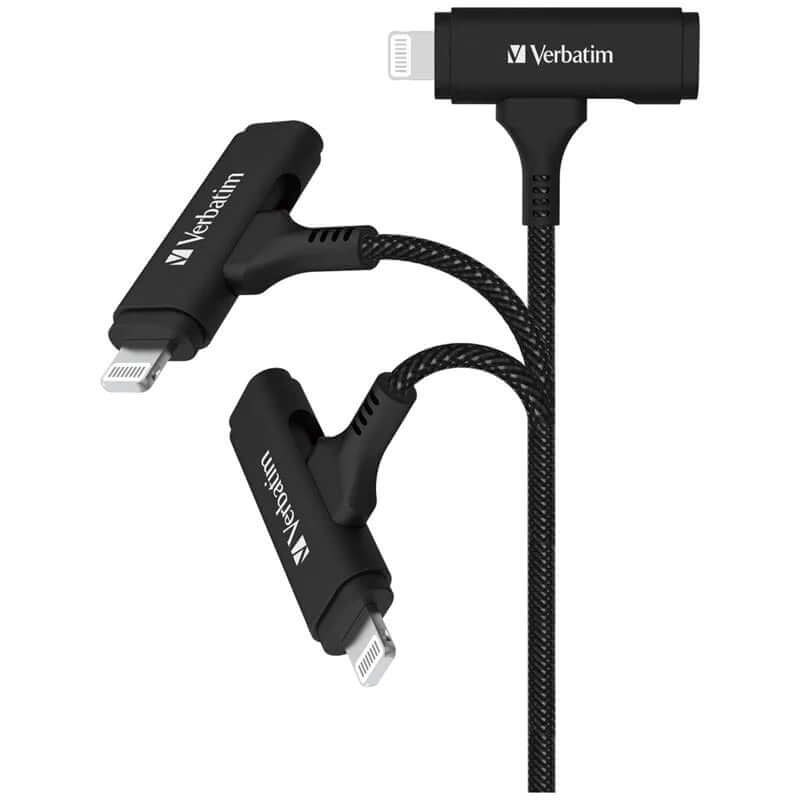 Verbatim VM66974 USB-C+Lightning 2in1 Cable 1.2M Corporate Gift Singapore