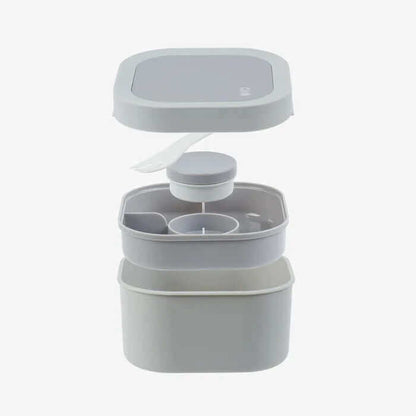 Montigo Lunch Stacker compartments showing smart design for organization and freshness in meals, ideal for the Corporate Gift Store.