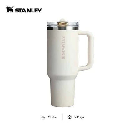 STANLEY The 40oz Quencher ProTour Flip Straw Tumbler with ergonomic handle for hydration on the go.