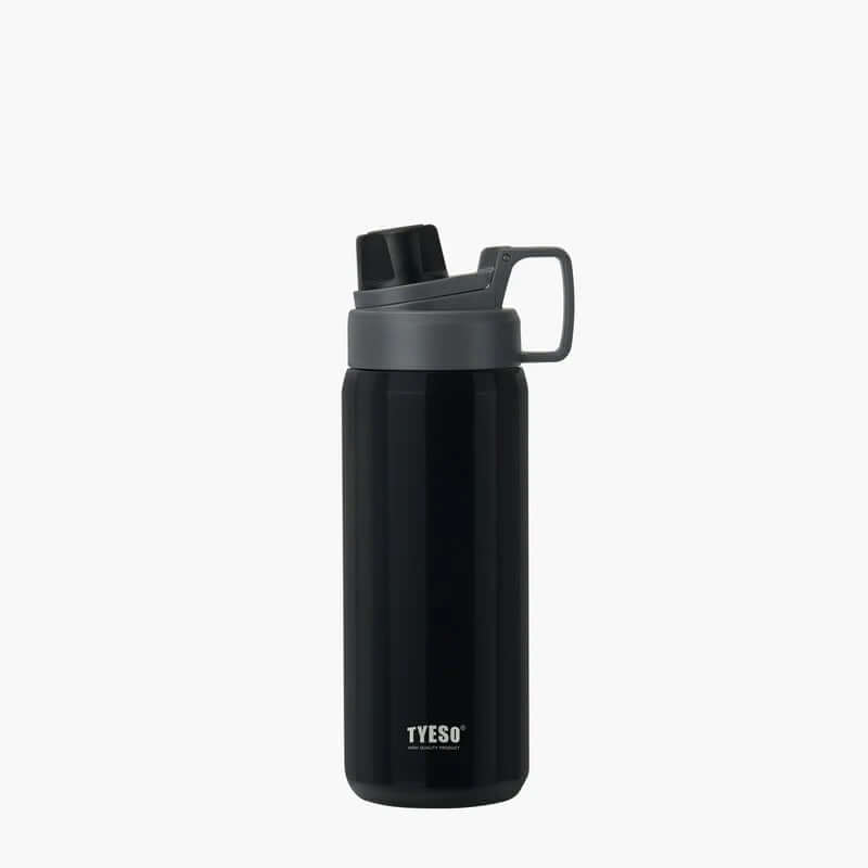 TYESO FIZZ Sports Bottle with Handle in sleek black design, perfect for hydration and as a Corporate Gift.