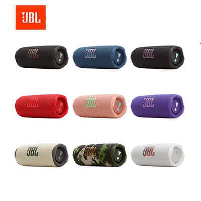 Various JBL Flip 7 Speaker colors showcasing bold sound for every adventure, perfect as a corporate gift.