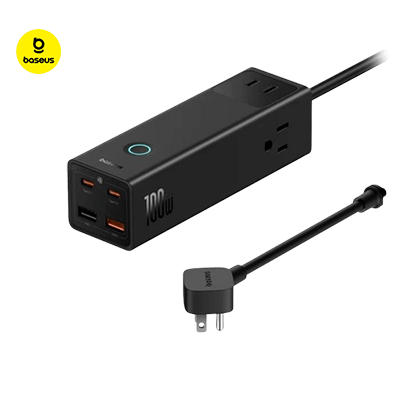 Baseus PowerCombo Pro 7 Ports Power Strip 100W by Corporate Gift Store Singapore