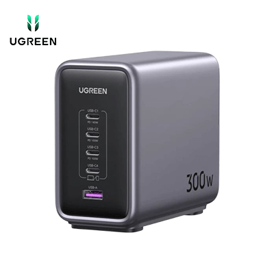 UGREEN Nexode 300W USB C GaN Charger-5 Ports Desktop Charger by Corporate Gift Store Singapore
