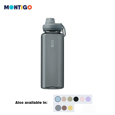 Montigo Go Bottle 700ml in muted gray, perfect for everyday use and corporate gifts, also available in additional colors.