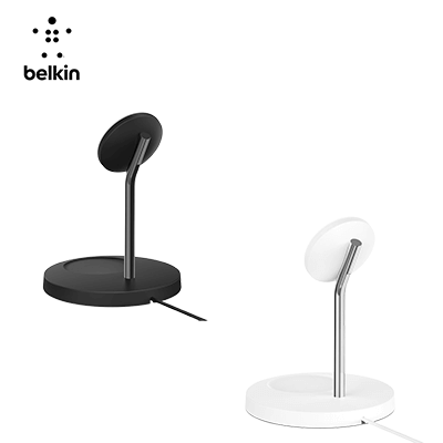 Belkin BoostCharge Pro 2in1 Wireless Charger Stand with MagSafe 15W by Corporate Gift Store Singapore