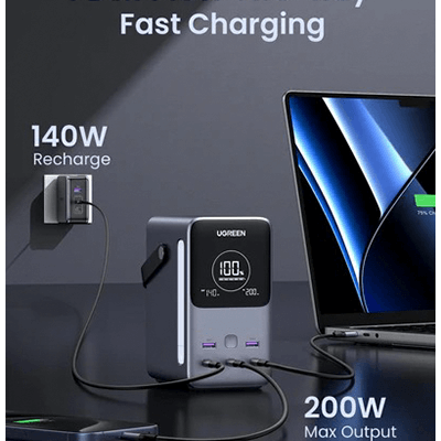 UGREEN 300W 48000mAh Power Bank with Smart Digital Display by Corporate Gift Store Singapore