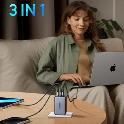 UGREEN Nexode X 100W USB C Charger - 3 Ports GaN Fast Charger by Corporate Gift Store Singapore