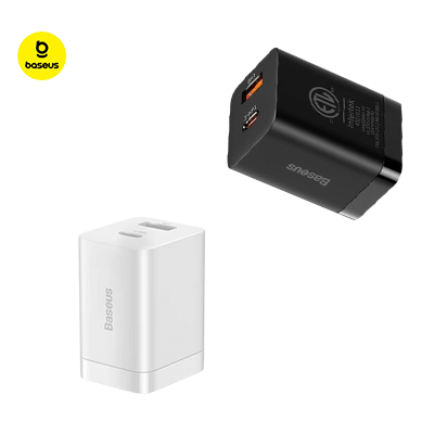 Baseus Super Si Pro Dual Port Fast Charger 30W by Corporate Gift Store Singapore