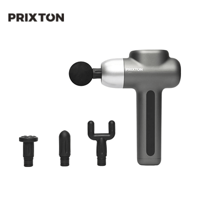 Prixton MGF300 Fit Titan Massage Gun with interchangeable heads for muscle recovery and relaxation.