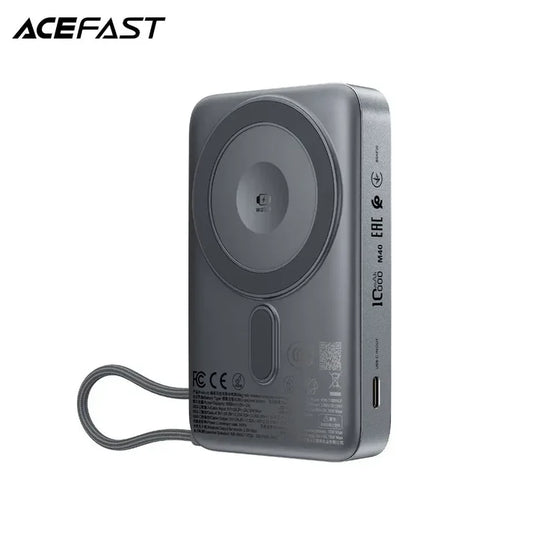Acefast M40 10000mAh Magnetic Wireless Power Bank CCC Certified