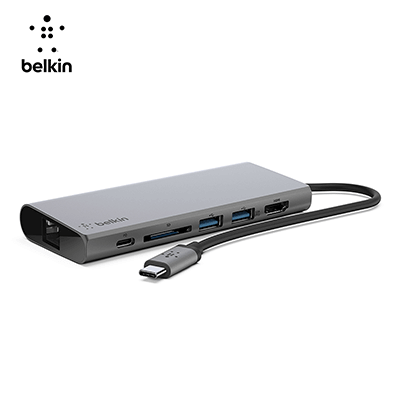 Belkin F4U092btSGY USB-C 6-in-1 Multimedia Hub by Corporate Gift Store Singapore