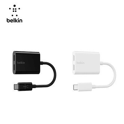 Belkin F7U081 RockStar USB-C Audio + Charge Adapter by Corporate Gift Store Singapore