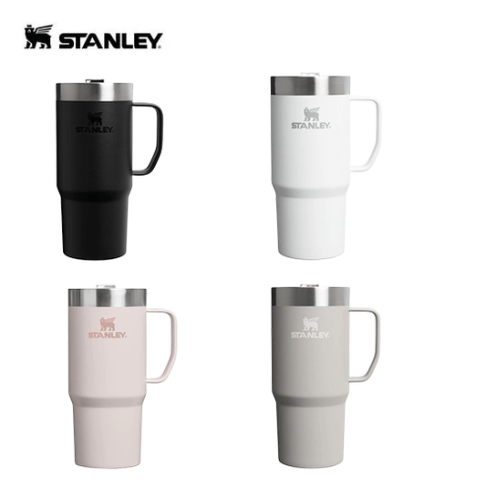 STANLEY The 16oz Everyday Suburban Mug in black, white, pink, and gray for all occasions and corporate gifts.