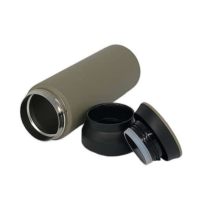 500ml Vacuum Flask with Matt Finishing showing its lid and body, ideal for corporate gifts.