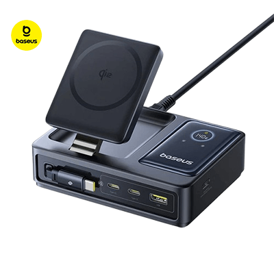 Baseus Nomos 5-in-1 Desktop Charger Qi2 140W by Corporate Gift Store Singapore