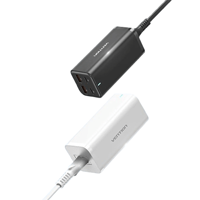 Vention 4-Port USB GaN Charger by Corporate Gift Store Singapore