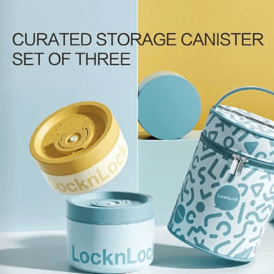 LocknLock Round Food Container With Pouch by Corporate Gift Store Singapore