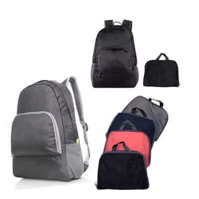 Foldable Travel Backpack by Corporate Gift Store Singapore