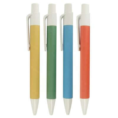 Eco Friendly White Clickable Pen by Corporate Gift Store Singapore