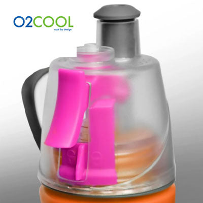 O2COOL Arctic Squeeze Sw Mist ‘N Sip Insulated Water Bottle 20oz with Lock & Mount by Corporate Gift Store Singapore