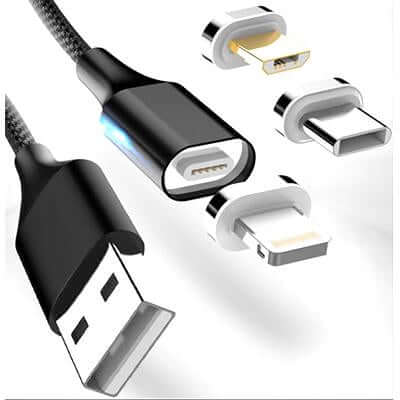 3 in 1 Magnetic Charging Cable by Corporate Gift Store Singapore