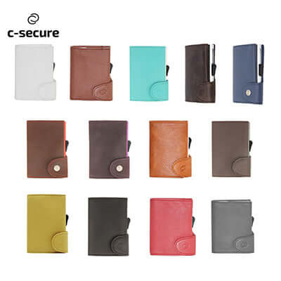 C-Secure Italian Leather Wallet by Corporate Gift Store Singapore