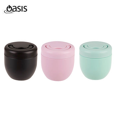 Oasis Stainless Steel Insulated Food Container with Handle 470ML