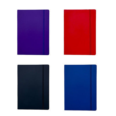 A5 PU Notebook with Elastic Band by Corporate Gift Store Singapore
