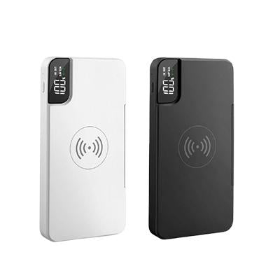 Wireless Power Bank with Phone Stand and LCD Display by Corporate Gift Store Singapore