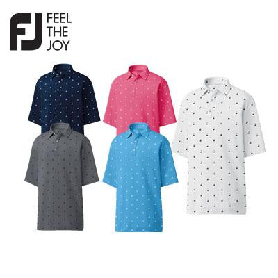 Footjoy ProDry Lisle Golf Print Polo T-Shirt | gifts shop