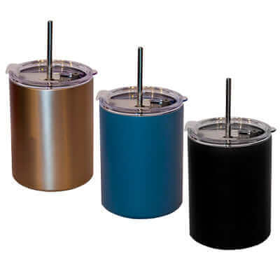 350ml Tumbler with Straw by Corporate Gift Store Singapore