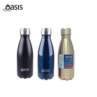 Oasis 350ml Stainless Steel Insulated Drink Bottle by Corporate Gift Store Singapore